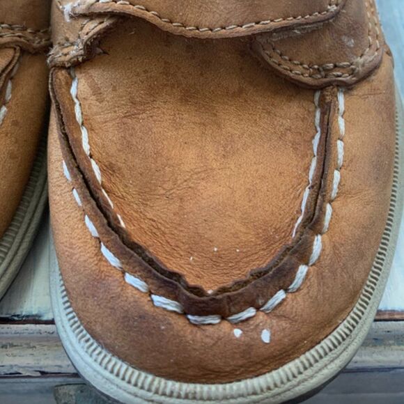 Sperry Top Sider Brown Leather 6.5T - Picture 3 of 7